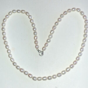 Genuine White Pearl Beaded Classic Necklace